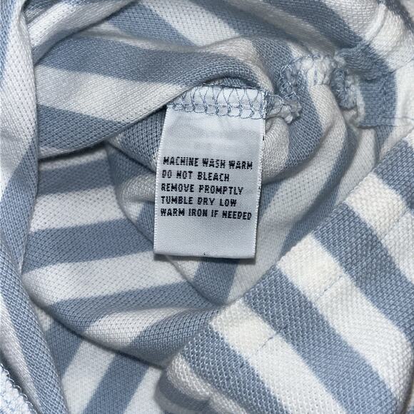 Polo by Ralph Lauren Shirt Mens Medium Striped Polo Preppy Short Sleeve Blue Wt - Picture 5 of 7